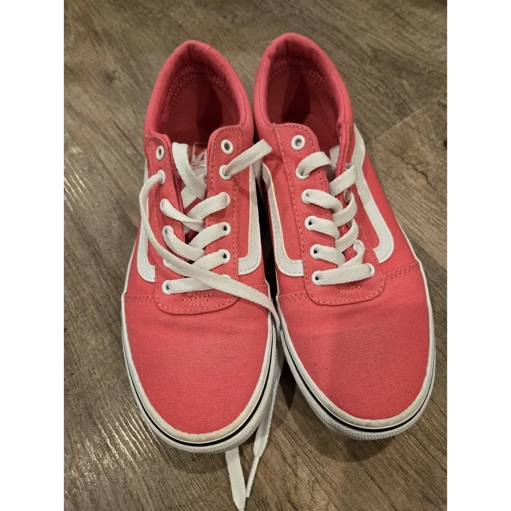 Vans Ward Canvas Shoes Honeysuckle‎ Pink Us Missy 3.5 Lace Up